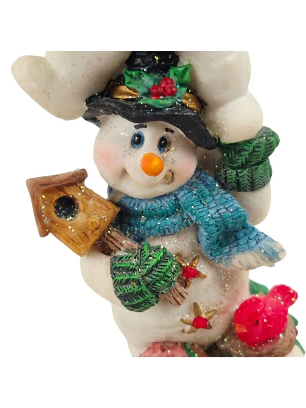 Cedar Creek Collectible Snowman Trio Figurine Box Holiday Decor Christmas